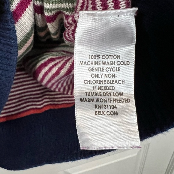 Kim Rogers Women’s Striped top - Multicolored - Size XL - Picture 3 of 6